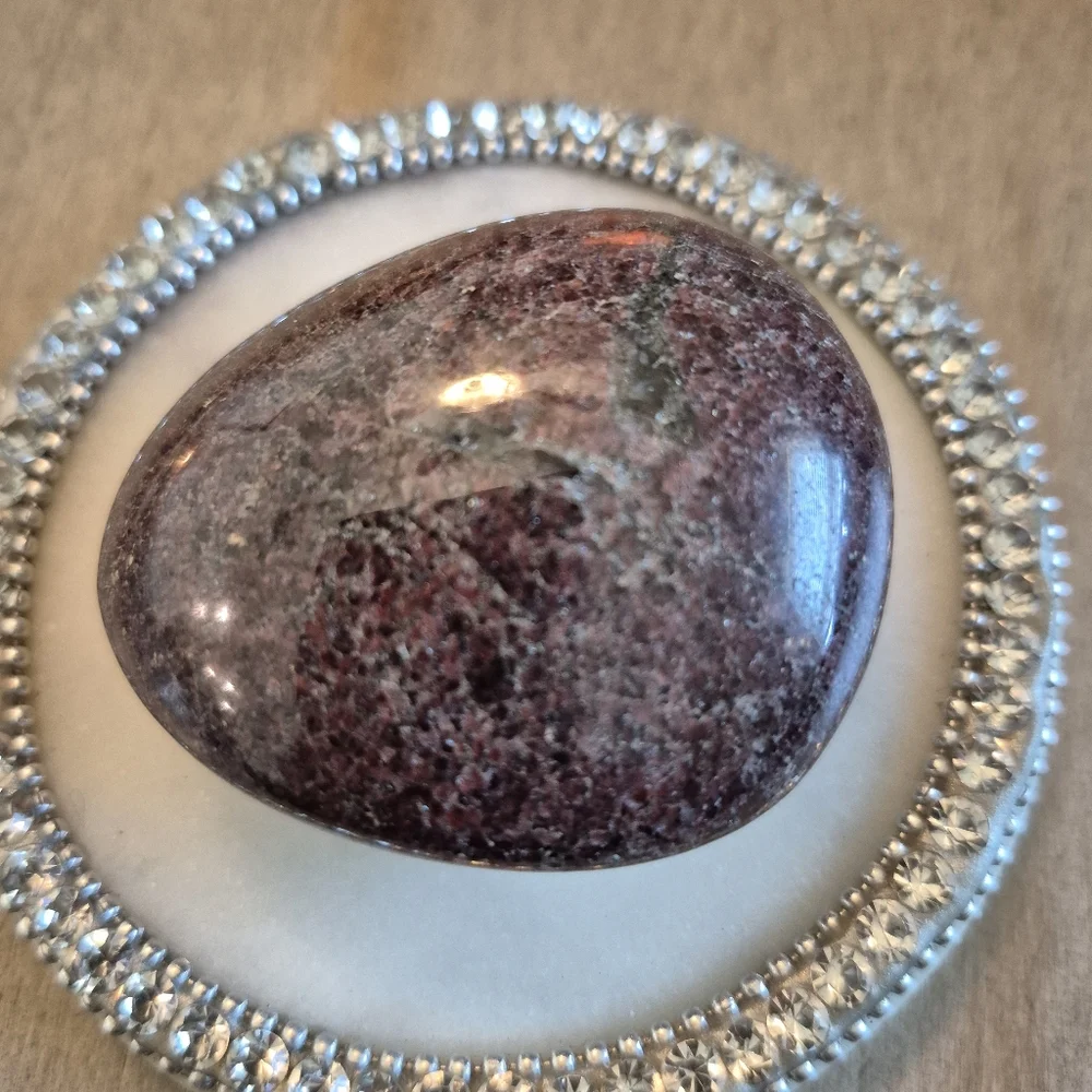 Natural Llanite Jasper Que Serra Palm Stone #11 New - Picture 3 of 6